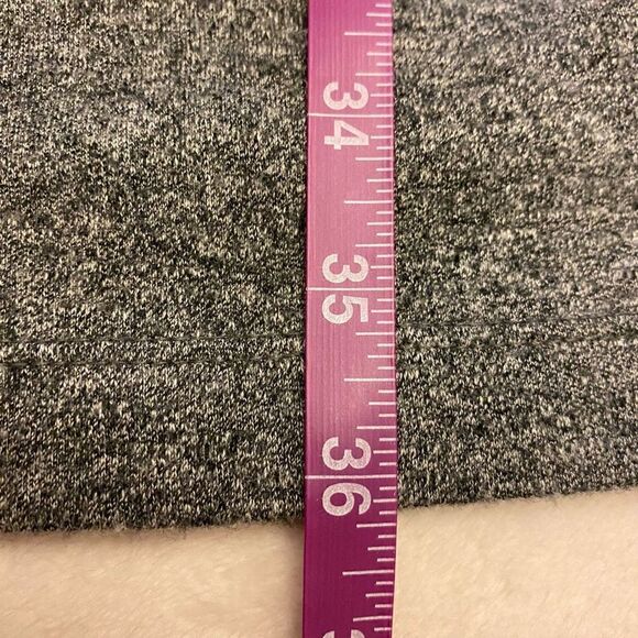 Ann Taylor LOFT Casual Gray Short Sleeve Sheath Dress with Metallic Trimmed Coll - Picture 12 of 12